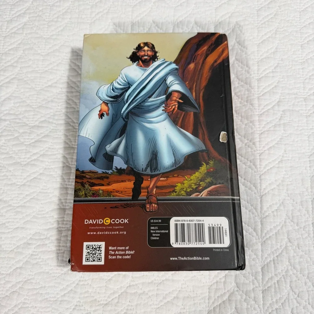 David C Cook NIV Action Study Bible Hardcover Multicolor Comic‎ Style